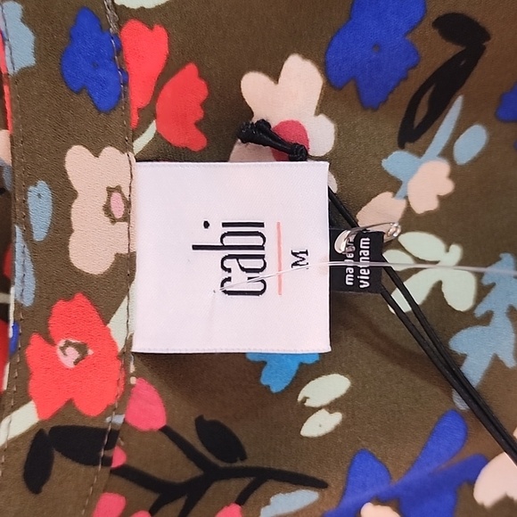 Cabi Wild Flower Sleeveless Top Style# 3981 New With Tags - Picture 7 of 11